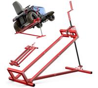 VOUNOT® Elevador para Tractor Cortacésped, Dispositivo de Elevación, 400 kg, Rojo