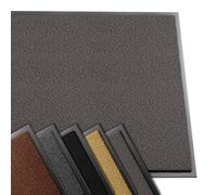 VOUNOT® Felpudo Entrada casa, Alfombra Exterior para Puerta, Impermeable Antideslizante Lavable, Alfombra para Interior y Exterior, 90x120cm, Antracita