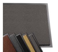 VOUNOT® Felpudo Entrada casa, Alfombra Exterior para Puerta, Impermeable Antideslizante Lavable, Alfombra para Interior y Exterior, 60x90cm, Antracita