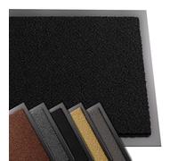 VOUNOT® Felpudo Entrada casa, Alfombra Exterior para Puerta, Impermeable Antideslizante Lavable, Alfombra para Interior y Exterior, 40x60cm, Negro
