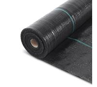 VOUNOT® Malla Antihierbas, Tela Geotextil para Control de Maleza, 1 m x 50 m, 100 g/m², Resistente a la Rotura y Estabilizada contra UV