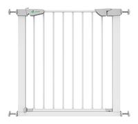 VOUNOT® Puertas de Seguridad, 75-84 cm, Barrera Escalera para Perros para Puertas, Pasillos o Escalera, Sin Taladrar, Blanco