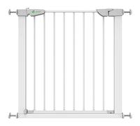 VOUNOT® Puertas de Seguridad, 75-84 cm, Barrera Escalera para Perros, Sin Taladrar, Blanco