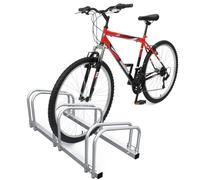 VOUNOT® Soporte para Aparcar 3 Bicicletas, Aparcamiento Estacionamiento para Bicis, Suelo y Pared Montaje, Interior y Exterior