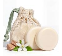 Vove Barras acondicionadoras con bolsa de espuma, neroli dorado, 2 barras y bolsa de almacenamiento, acondicionador sólido con ceramidas, proteína de arroz, ginseng y vitamina E, mezcla de aceites