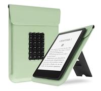 VOVIPO Mangas para 6.8" 7" Kindle Paperwhite(11th/12th Generación), Fundas Protectoras con ventosas de Silicona y Soportes multiángulo para 7" Kindle Colorsoft Signature Edition-Verde