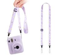 VOVMOEYA Correa de cámara para niños, correa camara de fotos infantil, cordón para Fujifilm Instax Mini Sony ZV-E10 ZV-1 ZV-1F Vlogging Camera Canon R50 M50 Nikon DSLR Camera - Morado