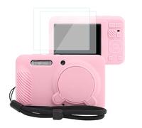 VOVMOEYA Funda para cámara Kodak PIXPRO FZ55 con 2 Protectores de Pantalla y 1 Correa de Mano, Silicona, Estuche, Cubitera, Bolsa, Accesorios, Suave, Protectora, Ligera, Ajuste preciso, Camera Case