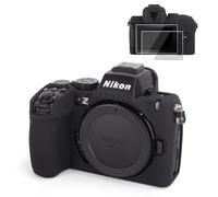 VOVMOEYA Funda para cámara Nikon Z50II con 2 Protectores de Pantalla, Silicona, Z50 II Estuche, Cubitera, Bolsa, Accesorios, Suave, Protectora, Ligera, Ajuste preciso, Camera Case