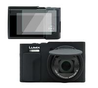 VOVMOEYA Funda para cámara Panasonic Lumix DC-TZ99 con 2 Protectores de Pantalla y 1 Correa de Mano, Silicona, TZ99 Estuche, Cubitera, Bolsa, Accesorios, Suave, Protectora, Ligera, ZS99 Camera Case