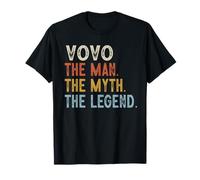 VOVO El Abuelo El Mito La Leyenda Día del Padre Vintage Camiseta