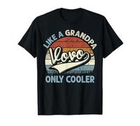 VOVO Like A Grandpa Only Cooler Día del Padre Retro Camiseta