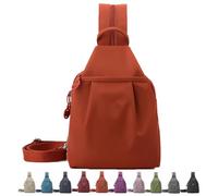 Vovtva Street Lite Chic Versatile Travel Bag, 2025 New Multi-Compartment Large Capacity Travel Bag, for Outdoor Leisure Travel (Orange)