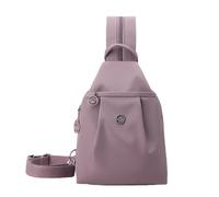 Vovtva Street Lite Chic Versatile Travel Bag, Adjustable Shoulder Strap, Multi-layer Waterproof Oxford Fabric (pink)