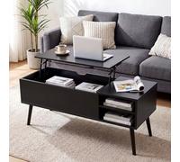 VOWNER Mesa de Centro Elevable para el Café con Cajón de Almacenamiento, Mesa Rectangular Moderna para Muebles de Sala de Estar