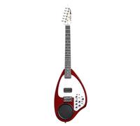 Vox APC-1 - Guitarra eléctrica con amplificador y altavoz integrados, máquina de efectos y ritmo, color rojo