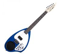 Vox APC-1 - Guitarra eléctrica con amplificador y altavoz integrados, máquina de efectos y ritmo, color azul