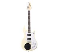 Vox APC-2 - Guitarra eléctrica con amplificador y altavoz integrados, máquina de efectos y ritmo, color blanco