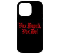 VOX POPULI VOX DEI Frase Latina Carcasa para iPhone 14 Pro MAX
