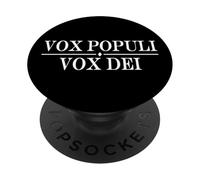 VOX POPULI VOX DEI Voz del Pueblo Voz DE Dios PopSockets PopGrip Adhesivo