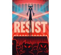 VOX RESIST 120 PAGES NOTEBOOK IN THE STYLE OF HAZBIN HOTEL HELLUVA BOSS: FAN BOOK HAZBIN HOTEL HELLUVA BOSS college ruled fan notebook notepad book notes block (HAZBIN HOTEL SEASON 2)