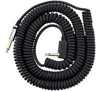 Vox Cable jack a jack VCC090BK, acodado, en espiral 9 m, conector chapado en oro, negro