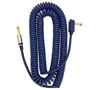 Vox VCC090BL - Cable jack a jack (9 m, en espiral, conector chapado en oro), color azul