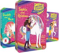 Voxblock Unicorn Academy - Paquete de audiolibros, 3 historias: Sophia y Rainbow, Scarlett y Blaze, Ava y Star