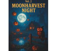 Voxel Farmstead: Vol. 2: Moonharvest Night - Pumpkin Farm Notebook with Grid Pages - 160 Pages, 8.5 x 11 inches