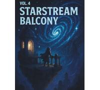 Voxel Sky Realms: Vol. 4: Starstream Balcony - Cosmic Fantasy Notebook with Grid Pages - 160 Pages, 8.5 x 11 inches