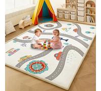 Voxirum Alfombra Bebé, Alfombra Infantil, Tapete de Actividades Bebé 2.5 CM Grosor, Moqueta Habitación Infantil Alfombra de Juego, Regalo Ideal para Recién Nacidos 100 x 200 cm