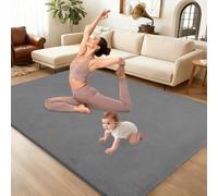 Voxirum Alfombra Bebe Gruesa Antideslizante, Alfombra para Habitación Infantil Juegos, Alfombra de Espuma Suave 2 cm Grosor, Colchoneta Suelo Niños para Habitación Infantil, 150 x 150 cm