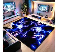 Voxirum Alfombra de Juegos 3D, Alfombra Antideslizante para Sala de Juegos y Sala de Estar, Alfombra de Área de Juegos Grande para Dormitorio de Niños, Alfombra Antideslizante Lavable 70 x 130cm