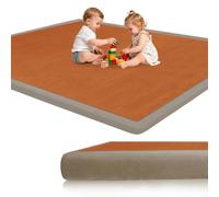 Voxirum Alfombra de Sala de Alfombra Suave Lavable Moderna Antideslizante Manta de Juegos Alfombra Yoga Ejercicio y Gateo de Terciopelo Coral Grueso Moderna 2cm Naranja 160 x 230cm