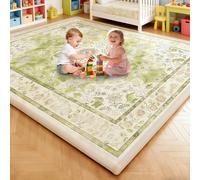 Voxirum Alfombra Gateo Infantil, Alfombra de Tatami Suave, Suelo Extra Acolchado de Foam 2.5 CM Grosor, Antideslizante, Niños Pequeños para Parque, Gateo & Baby Gym 200 x 400 cm