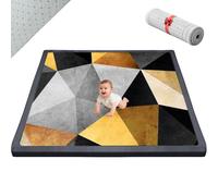 Voxirum Alfombra Moderna Suave Lavable, Antideslizante. Manta de Juegos Alfombra Yoga, Ejercicio y Gateo de Terciopelo Coral Grueso 2cm 150 x 200cm
