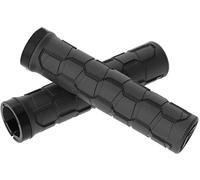 Voxom Gr32 722000042 - Puños para Bicicleta con sujeción de Aluminio, diseño de Superficie Que Proporciona Control y Agarre - 136 mm