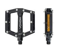 Voxom MTB PE9 Pedales, Color Negro, One Size
