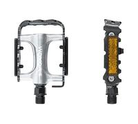 Voxom Trekking pe22 Cuerpo de Aluminio, rodamiento, 718000060 Pedales, Color Negro, Estándar