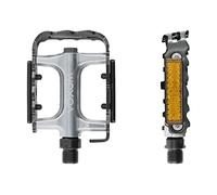 Pedales de Trekking Voxom PE6 Negros con Eje CrMo y Jaula de Aluminio Voxom