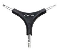Voxom y de Llave Allen wkl1 4 mm, 5 mm, 6 mm Herramientas, Negro de Plata, 4,5,6 mm
