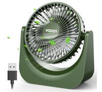 VOXON Ventilador de Mesa USB, Mini Ventilador USB, 5 Velocidades, Ventilador Portátil, Mini Ventilador Silencioso, Potente Fan con Cable de 1.5M, Ventiladores para Oficina Hogar Viajar Cámping