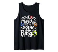 Voy a Bingo Jugador de Juegos Bingo Amante de los Deportes Camiseta sin Mangas