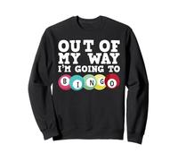 Voy a Bingo Jugador de Juegos Bingo Amante de los Deportes Sudadera