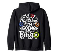 Voy a Bingo Jugador de Juegos Bingo Amante de los Deportes Sudadera con Capucha