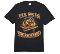Voy a Estar en el Patio Trasero Whisky Cigar Comfort Colors Adult Heavyweight T-Shirt