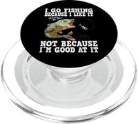 Voy a Pescar Porque me Gusta, Pesca Divertida PopSockets PopGrip para MagSafe