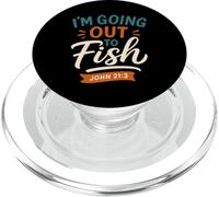 Voy a Salir a Pescar John 21 3 - Vintage Christian PopSockets PopGrip para MagSafe