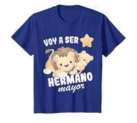 Voy A Ser Hermano Mayor 2026 Anuncio Embarazo Sorpresa Camiseta, Niños, Azul Real, 10 años