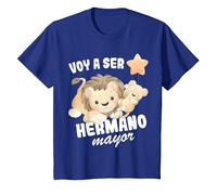 Voy A Ser Hermano Mayor 2027 Anuncio Embarazo Sorpresa Camiseta, Niños, Azul Real, 10 años